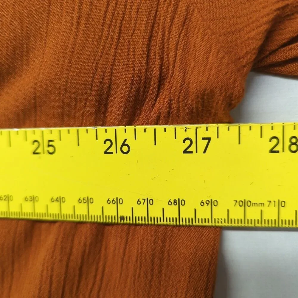 Knox Rose A New Day Blouse XXL Lot Of 2 Tops Burnt Orange - Picture 9 of 16